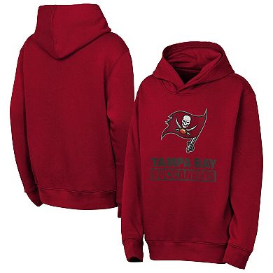 Youth Outerstuff Red Tampa Bay Buccaneers Back to Basics Hoodie