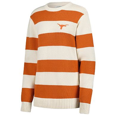 Unisex Uscape Apparel Cream Texas Longhorns Renew Knit Stadium Sweater