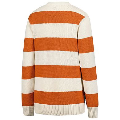 Unisex Uscape Apparel Cream Texas Longhorns Renew Knit Stadium Sweater