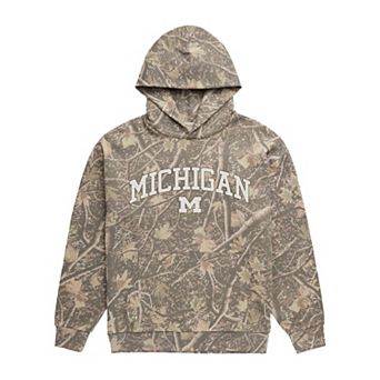 Men's Uscape Apparel Camo Michigan Wolverines Back Bay Fleece Hoodie