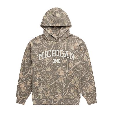 Men's Uscape Apparel Camo Michigan Wolverines Back Bay Fleece Hoodie