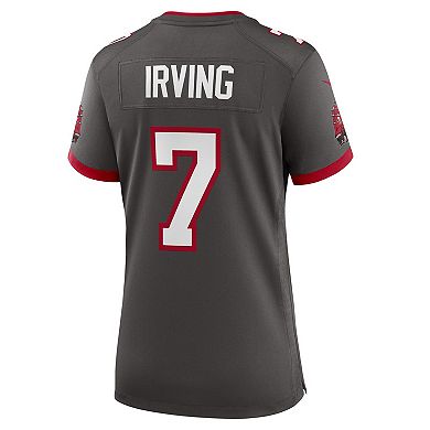 Women's Nike Bucky Irving Pewter Tampa Bay Buccaneers Alternate Game Jersey