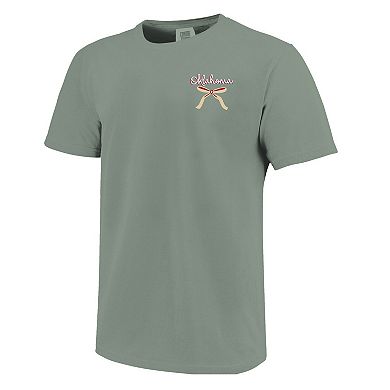 Women's Light Green Oklahoma Sooners Christmas Tree Comfort Colors T-Shirt
