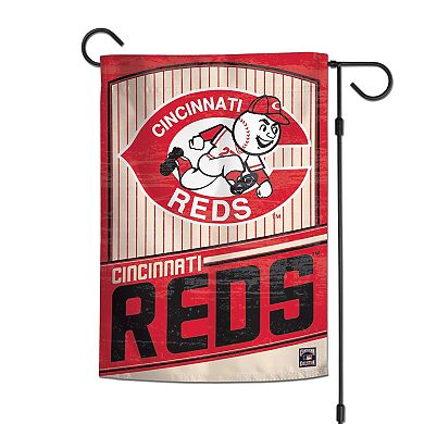WinCraft Cincinnati Reds 12" x 18" Cooperstown Collection Double-Sided Garden Flag