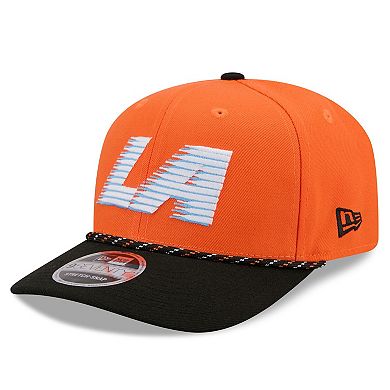 Men's New Era Orange/Black LA Clippers 2025/26 City Edition 9SEVENTY Adjustable Hat