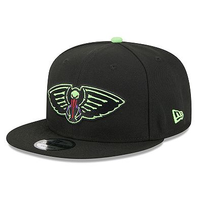 Men's New Era Black New Orleans Pelicans 2025/26 City Edition 9FIFTY Snapback Hat