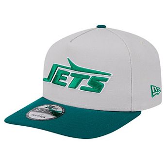 Men's New Era Stone New York Jets Decent 9FIFTY A-Frame Snapback Hat