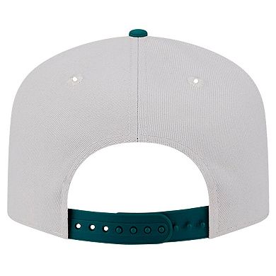 Men's New Era Stone New York Jets Decent 9FIFTY A-Frame Snapback Hat