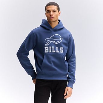 Fanatics Royal Buffalo Bills IconicFleece Flocked Hoodie