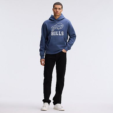 Fanatics Royal Buffalo Bills IconicFleece Flocked Hoodie