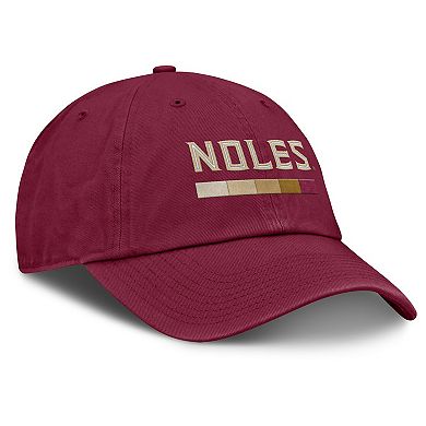 Men's Nike Garnet Florida State Seminoles Club Campus Adjustable Hat