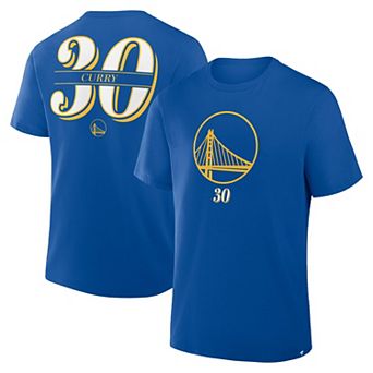 Men's Fanatics Stephen Curry Royal Golden State Warriors In The Paint Name & Number T-Shirt