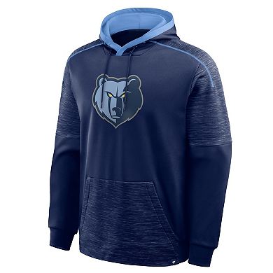 Men's Fanatics Navy Memphis Grizzlies Pick & Roll Defender Pullover Hoodie