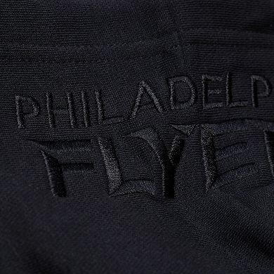 Men's Mitchell & Ness Black Philadelphia Flyers Phantom Fleece Hoodie