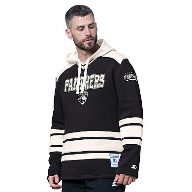 Men's Starter Black Florida Panthers Slapshot Fashion Hoodie