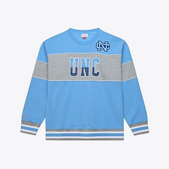 Men's Mitchell & Ness Carolina Blue North Carolina Tar Heels Fleece Sweatshirt