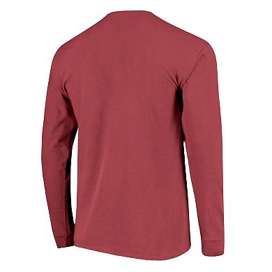 Women's Maroon Texas A&M Aggies Christmas Elements Comfort Colors Long Sleeve T-Shirt