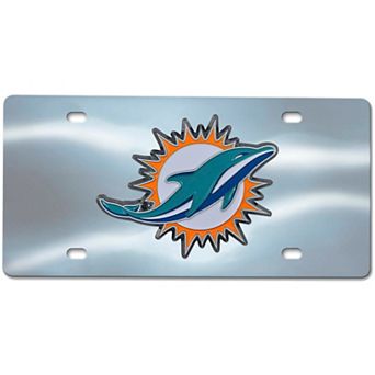 Logo Brands Miami Dolphins Diecast License Plate