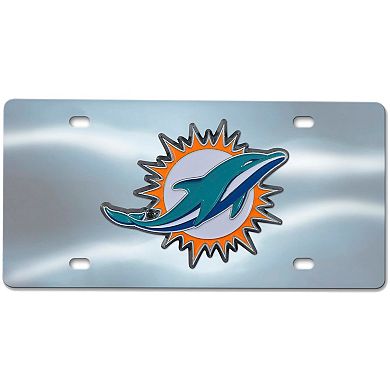 Logo Brands Miami Dolphins Diecast License Plate