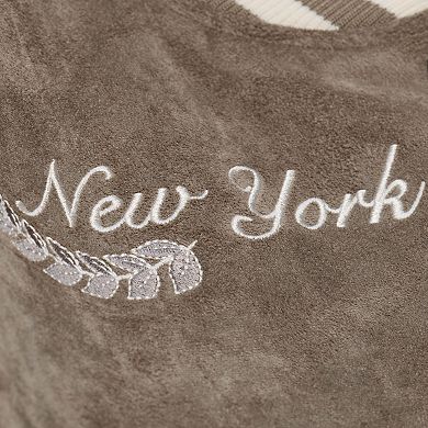 Women's Mitchell & Ness Brown New York Mets Cooperstown Full-Snap Varsity Jacket