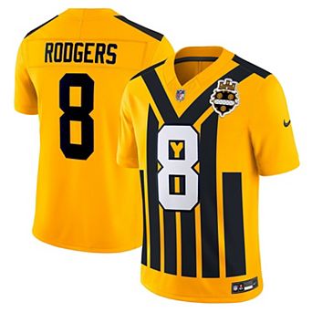 Men's Nike Aaron Rodgers Gold Pittsburgh Steelers Alternate Vapor F.U.S.E. Limited Jersey