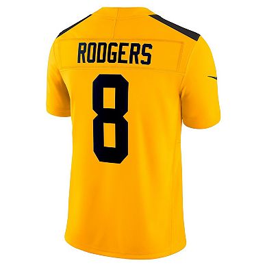 Men's Nike Aaron Rodgers Gold Pittsburgh Steelers Alternate Vapor F.U.S.E. Limited Jersey