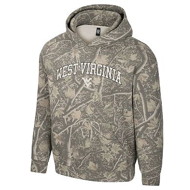 Men's Uscape Apparel Camo West Virginia Mountaineers Back Bay Fleece Hoodie