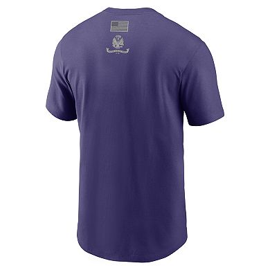 Men's Nike Purple Army Black Knights Army 250 Collection Dri-FIT Legend T-Shirt