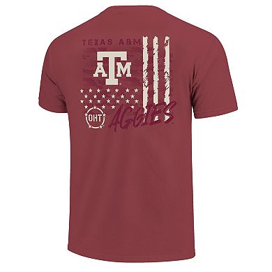 Men's Maroon Texas A&M Aggies Comfort Colors OHT Camo Overlay T-Shirt