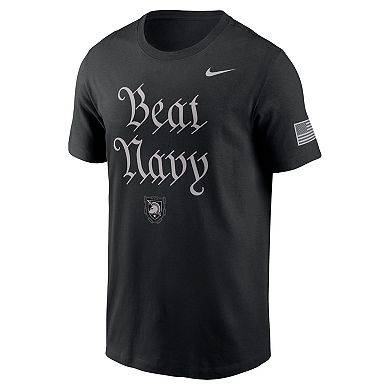 Men's Nike Black Army Black Knights Army 250 Collection Dri-FIT Legend T-Shirt