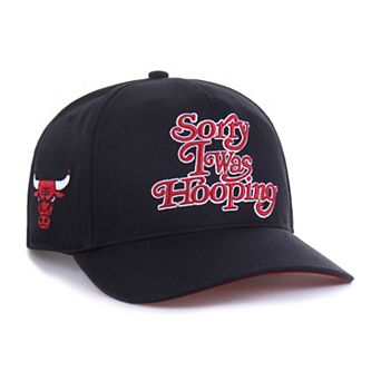 Men's Brand Seen by '47 Black Chicago Bulls Sorry I Was Hooping Hitch Adjustable Hat