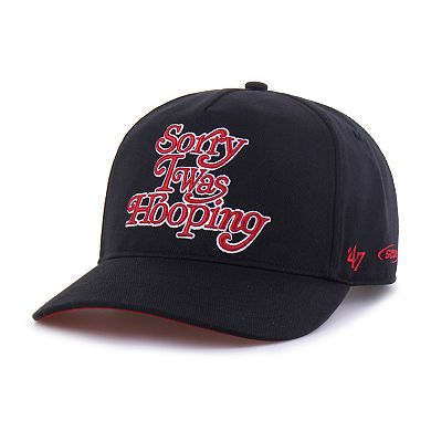 Men's Brand Seen by '47 Black Chicago Bulls Sorry I Was Hooping Hitch Adjustable Hat