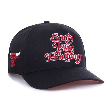 Men's Brand Seen by '47 Black Chicago Bulls Sorry I Was Hooping Hitch Adjustable Hat