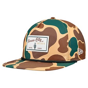 Men's New Era Camo Kansas City Chiefs Duck Rope 19TWENTY Snapback Hat