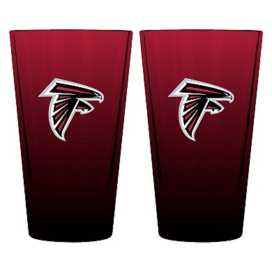 The Memory Company Atlanta Falcons Two-Pack 16oz. Ombre Pint Glass Set