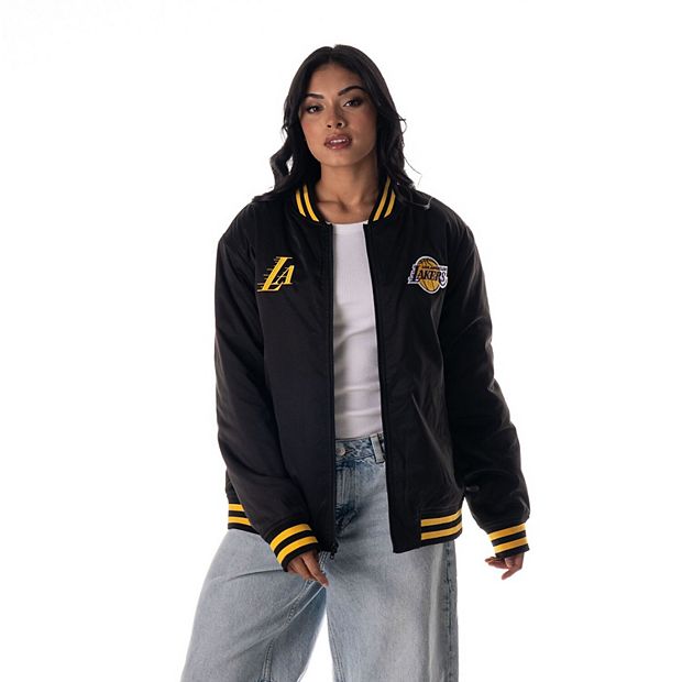 Unisex The Wild Collective Black Los Angeles Lakers Full-Snap
