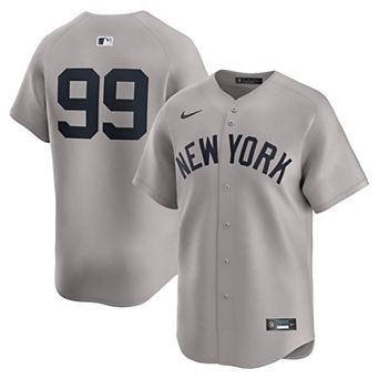 Men's Nike Aaron Judge Gray New York Yankees Road Limited Jersey