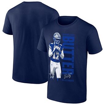 Men's Fanatics Brandon Aubrey Navy Dallas Cowboys Like Butter T-Shirt