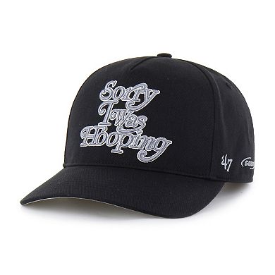 Men's Brand Seen by '47 Black San Antonio Spurs Sorry I Was Hooping Hitch Adjustable Hat