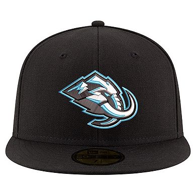 Men's New Era Black Utah Mammoth Core 59FIFTY Fitted Hat