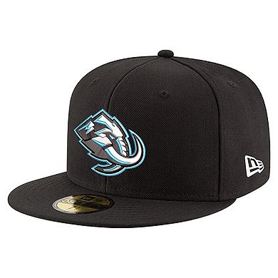 Men's New Era Black Utah Mammoth Core 59FIFTY Fitted Hat