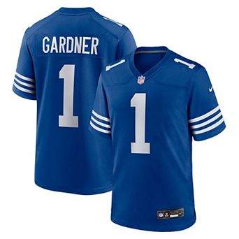Men's Nike Ahmad Sauce Gardner Royal Indianapolis Colts Alternate Game Jersey