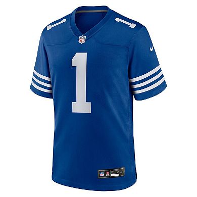 Men's Nike Ahmad Sauce Gardner Royal Indianapolis Colts Alternate Game Jersey