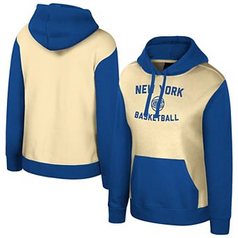 Women's Stadium Essentials Cream New York Knicks Rafters Road Trip Hoodie