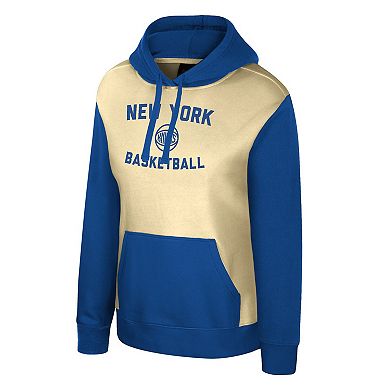 Women's Stadium Essentials Cream New York Knicks Rafters Road Trip Hoodie