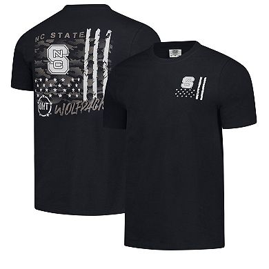 Men's Black NC State Wolfpack Comfort Colors OHT Camo Overlay T-Shirt