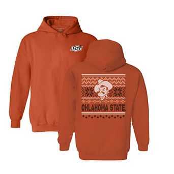 Youth Orange Oklahoma State Cowboys Classic Holiday Sweater Hoodie