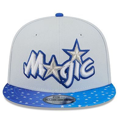 Men's New Era Gray/Blue Orlando Magic 2025/26 City Edition 9FIFTY Snapback Hat