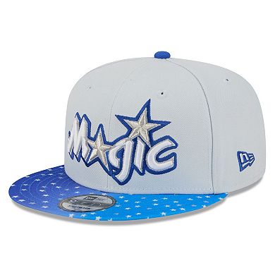 Men's New Era Gray/Blue Orlando Magic 2025/26 City Edition 9FIFTY Snapback Hat