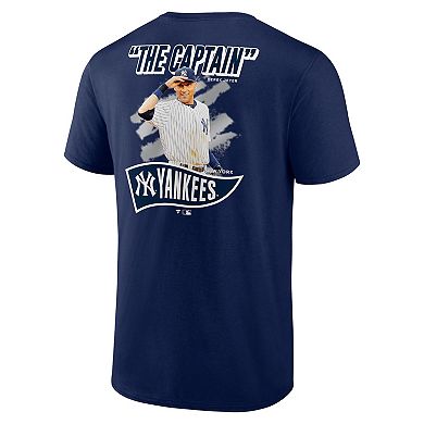 Men's Fanatics Derek Jeter Navy New York Yankees Retired Player Nickname Name & Number T-Shirt